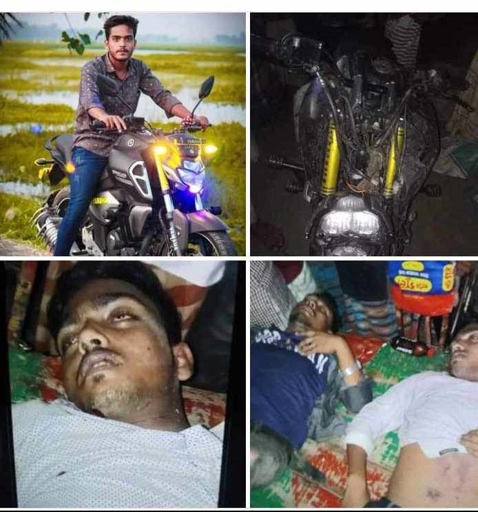 মোটরসাইকেলে প্রাণ গেল তরুণের