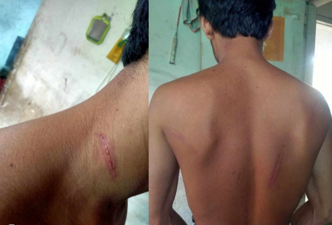 জামাতাকে মারধর