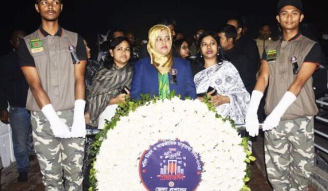 শ্রদ্ধায় মাতৃভাষা দিবস উদযাপিত