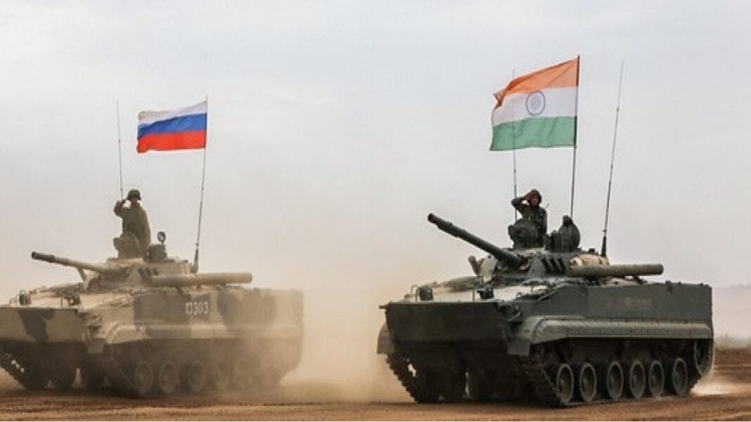 রাশিয়া-ভারতের যৌথ সামরিক মহড়া