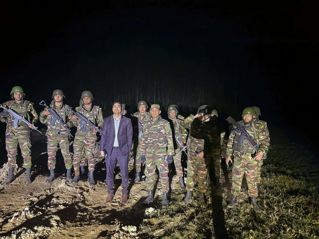 পাহাড় কাটার বিরুদ্ধে অভিযান