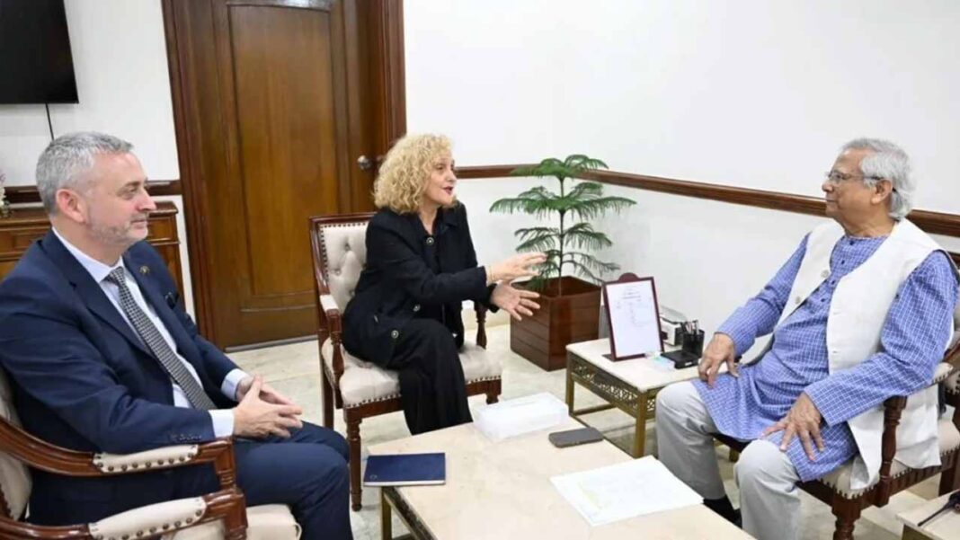 (ইউরোচ্যাম)-এর চেয়ারপারসন নুরিয়া লোপেজ প্রধান উপদেষ্টার সঙ্গে সৌজন্য সাক্ষাৎ