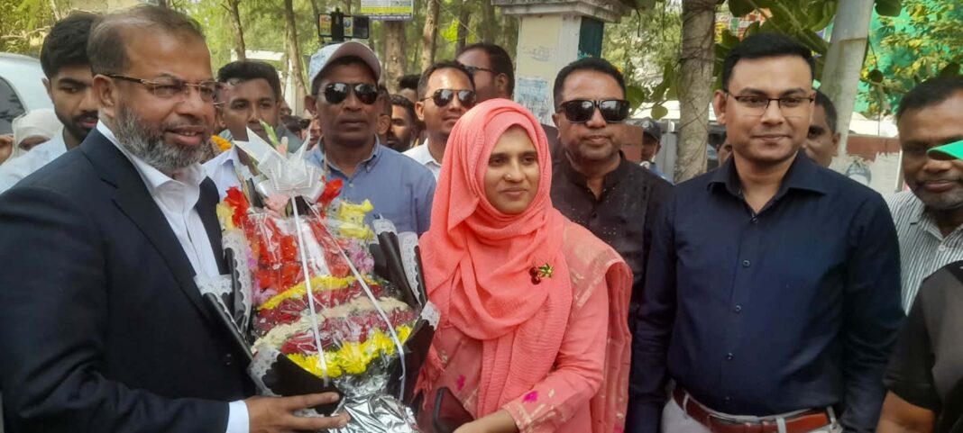 উপজেলা প্রশাসনের অভ্যার্থনা